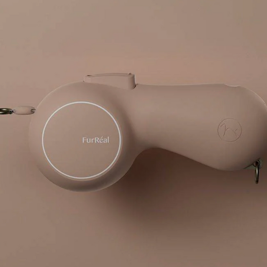 Correa retráctil hands-free rosa pálido con muñequera ChocoLéash Petelier