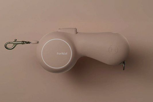 Correa retráctil hands-free rosa pálido con muñequera ChocoLéash Petelier