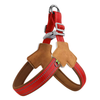 Pechera para perro roja ajustable con detalles reflejantes Petelier