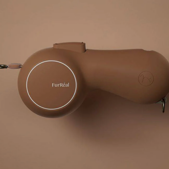 Correa retráctil hands-free chocolate con muñequera ChocoLéash Petelier